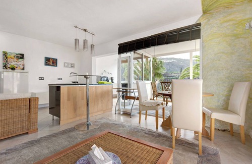 San Marcos Apartamento | Casa de vacaciones que admite mascotas Apartamento Loft Doa con vistas al mar, Wi-Fi y terraza