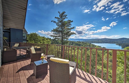 Lake Arrowhead Cabaña | Pet-friendly Home: Panoramic Mtn & Lake Views, A/C