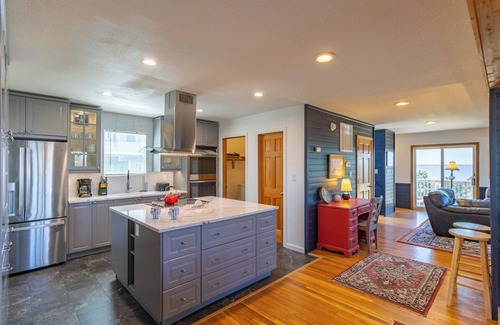 Carolina Dunes Casa | Pet-friendly oceanside Duck home w/ pool, hot tub, sound and sunset views!