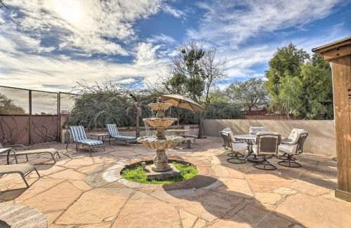 Tucson Casa | Pet-Friendly Tucson Casita Shared Hot Tub and Patio