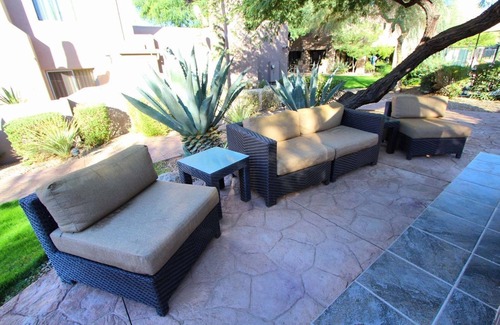 Cave Creek Condominio | Pet-Friendly Villa in Cave Creek w/ Spa Patio
