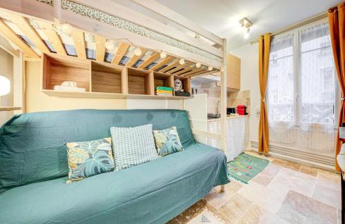 Quartier de la Roquette Apartamento | Petit studio cosy quartier branché entre Bastille et Nation