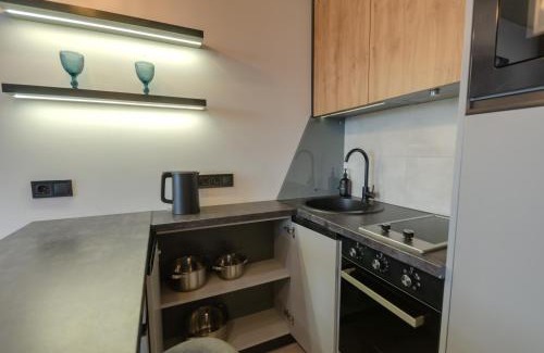 Shevchenkivs'kyi District Apartamento | Petrovdom Apartments 10-68B in RC Manhattan, Beresteiskyi 11