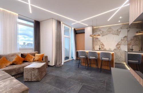 Shevchenkivs'kyi District Apartamento | Petrovdom Apartments 18-196 in RC Manhattan City,Beresteiskyi 11