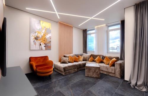 Shevchenkivs'kyi District Apartamento | Petrovdom Apartments 18-196 in RC Manhattan City,Beresteiskyi 11