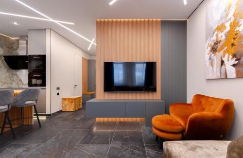 Shevchenkivs'kyi District Apartamento | Petrovdom Apartments 18-196 in RC Manhattan City,Beresteiskyi 11