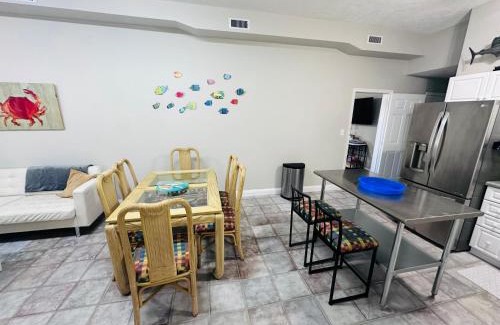 Cedar Point Casa | Pets welcome in a spacious 1 bedroom with a fenced in backyard and treadmill