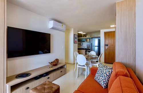 Flamengo Apartamento | PFL04 Apartamento de 2 habitaciones, vista al mar, playa Flamengo
