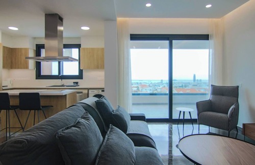 Agios Athanasios Apartamento | Residencia Anna 301 con vista al mar de Phaedrus Living