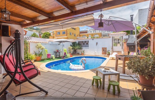 Teror Cabaña | Casa Canaria de Pilar en Teror con piscina