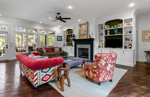 Lemon Springs Casa | Pinehurst Home with Pool/Pool House on the Golf Course