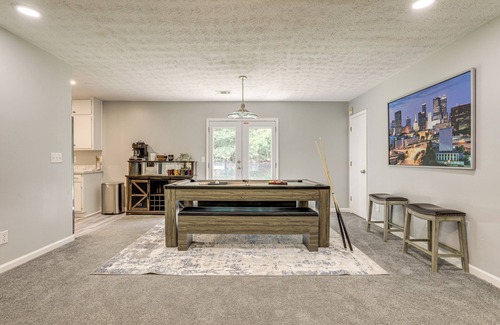 Lithonia Casa | Ping-Pong & Pool Table: Peaceful Stonecrest Escape