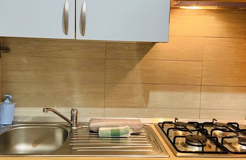 Santa Margherita di Pula Apartamento | Pinus Village caposchiera con terraza con vistas al mar