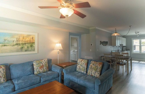 Ocracoke Condominio | Pipe Dream: condominio con acceso a la piscina. Céntrico.
