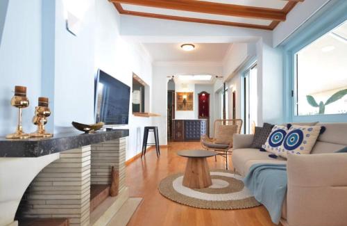 Pasalimani Apartamento | Piraeus Pasalimani LargeTerrace Seaview Apartment