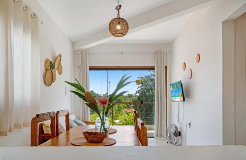 Serra Grande Apartamento | Piscina Aquecida, Jacuzzi, internet veloz, no centro de Serra Grande - Apt Laranja - Vila Pitangueira