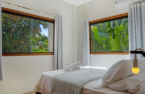Serra Grande Apartamento | Piscina Aquecida, Jacuzzi, internet veloz, no centro de Serra Grande - Apt Laranja - Vila Pitangueira
