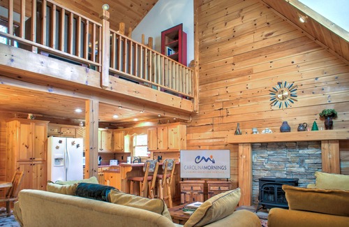 Arden Cabina | Pisgah Pines | Cozy Log Cabin w/ Hot Tub & Fire Pit Near Asheville Airport