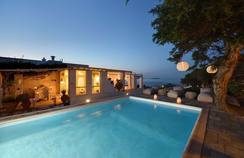 Paros Villa | Villa Platinum Paros | Villa Dryos III | Vistas al mar | Villa de 3 dormitorios | Chryssi Akti