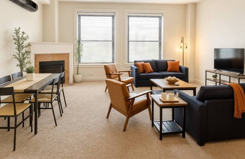 Downtown Cleveland Apartamento | Playhouse Square: Downtown, Rock Hall, Clinic, CSU