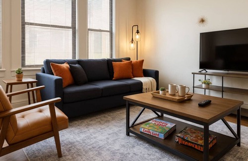 Downtown Cleveland Apartamento | Playhouse Square: Downtown, Rock Hall, Clinic, CSU
