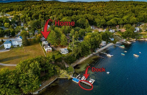 Meredith Cabaña | Pleasant Street, Meredith Lake Cottage with Dock