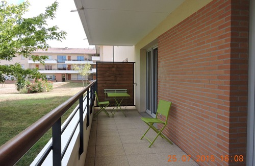 Leguevin Apartamento | Bonito T2 (terraza de 12 m2) en Leguevin (oeste de Toulouse) -WIFI.