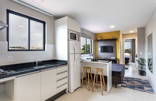 Reboucas Apartamento | Pleione ⭐️ piso completo, garaje, Jd. Centro Botánico PUC