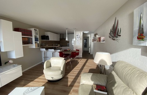 Kerroch Apartamento | Ploemeur - Apartamento de 3 piezas con balcón, ascensor y WIFI cerca de la playa