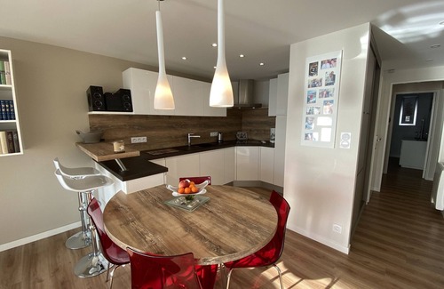Kerroch Apartamento | Ploemeur - Apartamento de 3 piezas con balcón, ascensor y WIFI cerca de la playa