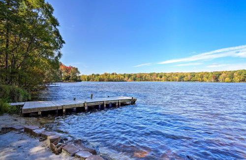 Locust Lake Village Casa | Pocono Lake Paradise with Private Beach and Dock!