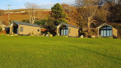 Llwyngwril Chalet De Esquí | POD4 Family Glamping with seaview & Wi-Fi