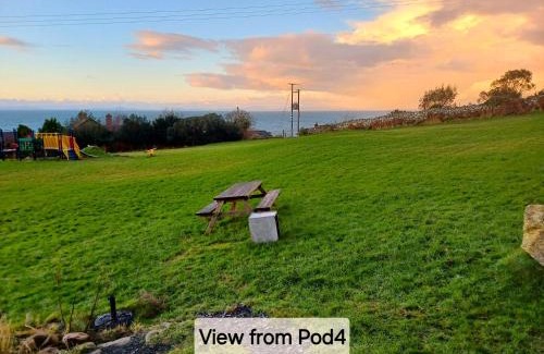 Llwyngwril Chalet De Esquí | POD4 Family Glamping with seaview & Wi-Fi
