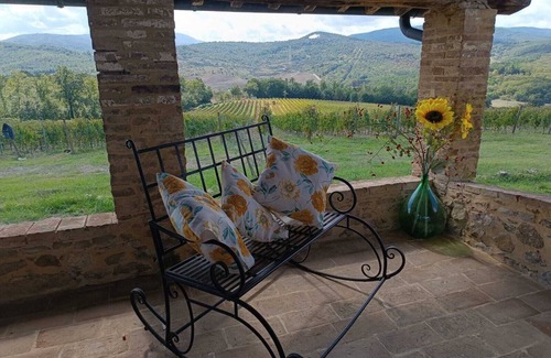 Radicondoli Otro | Podere Cerciano: Double room with bathroom