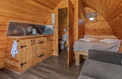 Laugharne Cabina | Cabaña-Estándar-Baño con ducha-with Hot tub