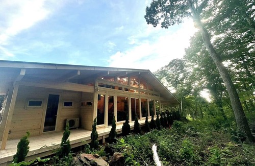 Oiwake Casa | Polar House Karuizawa Swan / Finnish log house adjacent to national forest