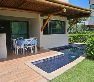 Porto de Galinhas Apartamento | Polinésia Samoa Resort Muro Alto com piscina privativa