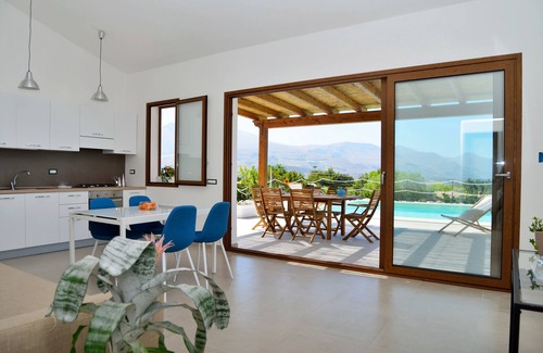 Castellammare del Golfo Villa | piscina y vistas al mar, a 5 minutos de Scopello y la reserva de Zingaro