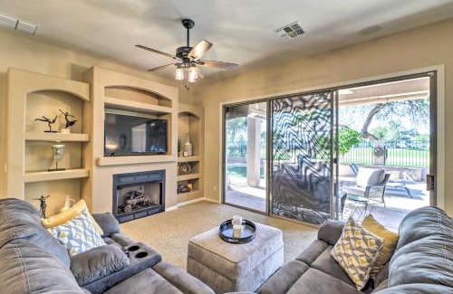 Palm Valley Casa | Pool and Putting Green Goodyear Home on Golf Course