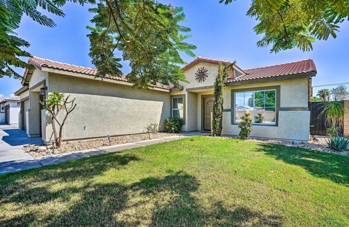 Indio Cabaña | Pool & Game Room: Pet-friendly Indio Retreat