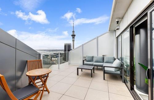 Auckland Central Business District Apartamento | Pool, Gym & Modern 2BR Sky Tower View Zodiak Stays