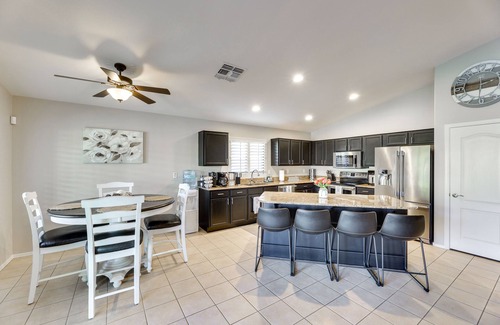 East Mesa Casa | Mesa Oasis Desert Getaway: Pool, Hot Tub, Patio!