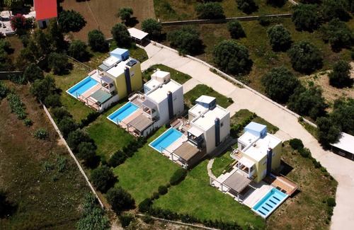 Afandou Villa | Piscina Villa-D, cerca de la playa y el campo de golf de Rodas, piscina privada, jardín