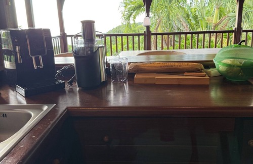 Cafeiere Casa | Pool villa Grande Anse view