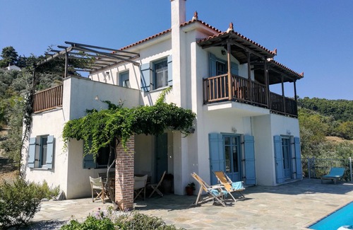 Xanthi Region Villa | Pool Villa distancia caminando 4 hermosas playas-cerca de Mamma Mia Iglesia solitarias