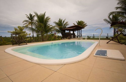 Cumuruxatiba Casa | Pousada Romântica com Piscina et Vista Para o mar na Cima da Falezia de Cumuru