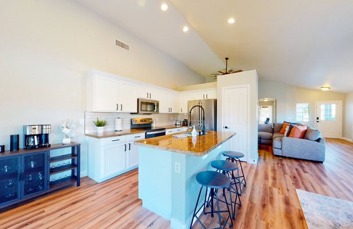 Power Ranch Casa | Power Ranch home with private pool, outdoor areas & a park across the street