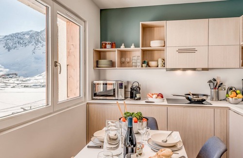 Tignes le Lac Apartamento | Apartamento premium T2 para 4 en Tignes con vista al lago, equipamiento incluido