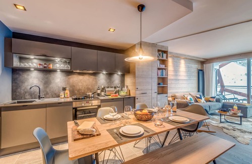 Tignes le Lac Apartamento | Apartamento Premium 4* 2 habitaciones + cabina, balcón, en el corazón de Tignes le Lac