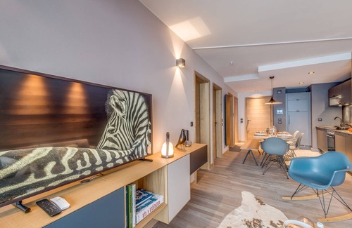 Tignes le Lac Apartamento | Apartamento Premium 4* 2 habitaciones + cabina, balcón, en el corazón de Tignes le Lac